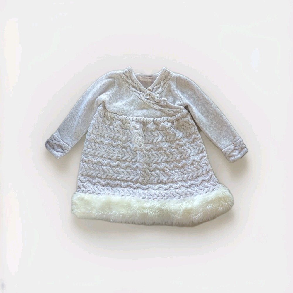 Z2 Catherine Malandrino 24 M Pink Long Sleeve Sweater Knit‎ Dress
